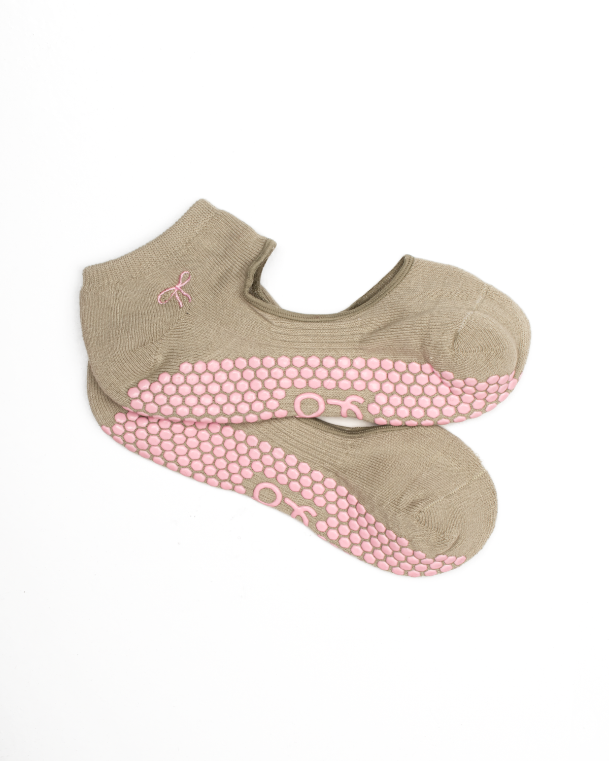 Mary Jane Grip Socks - Coquette